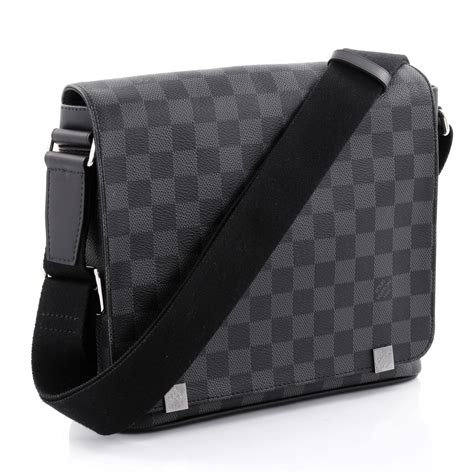 louis vuitton damier graphite messenger bag|Louis Vuitton damier sling bag.